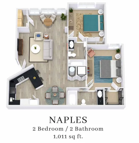 Naples 3D Floorplan