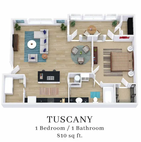 Tuscany 3D Floorplan