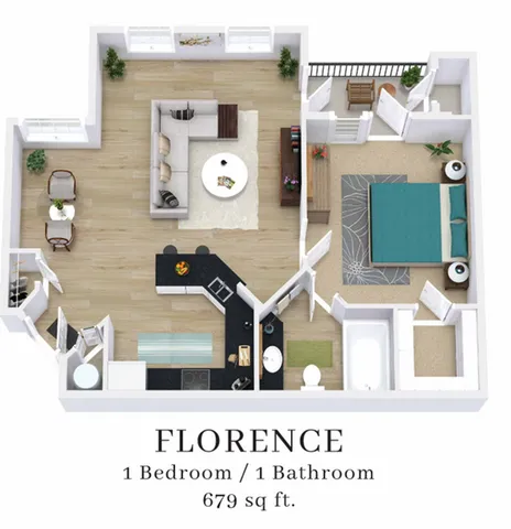 Florence 3D Floorplan