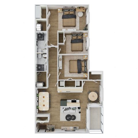 3 Bed L WV