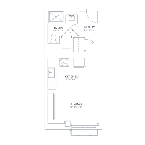 Sonder MS1.1 Studio Floor Plan