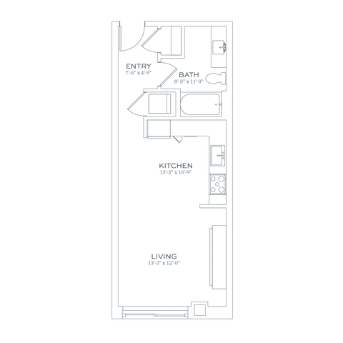 Sonder MS3.1 Studio Floor Plan