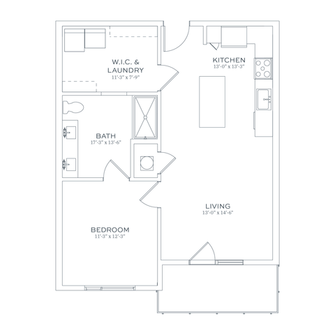 Sonder A3 ADA Floor Plan