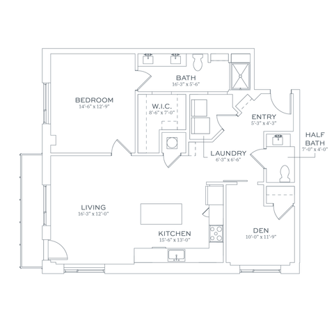 Sonder B2.1 One Bedroom w/ Den