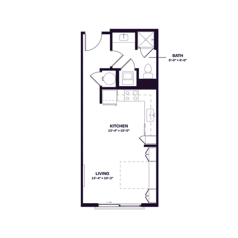 Oberon S1 Studio Floor Plan Affordable