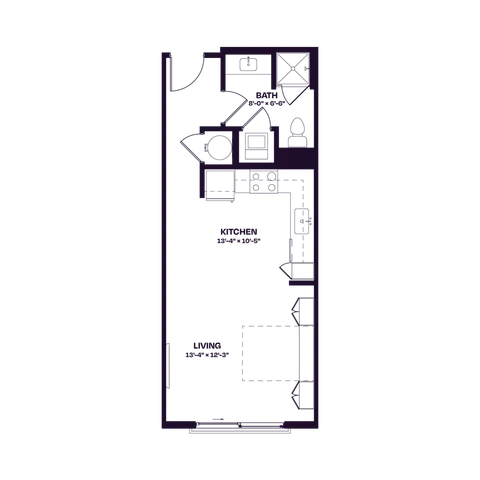 Oberon S1 Studio Floor Plan Affordable