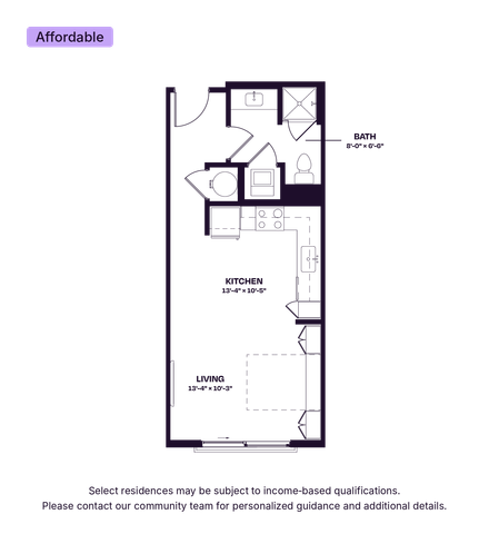 Oberon S1 Studio Floor Plan Affordable