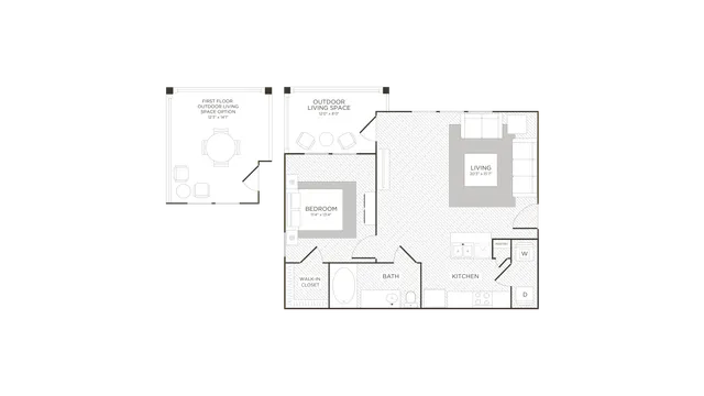 Floor Plan 2 | Apartments Conroe TX | The Towers Woodland