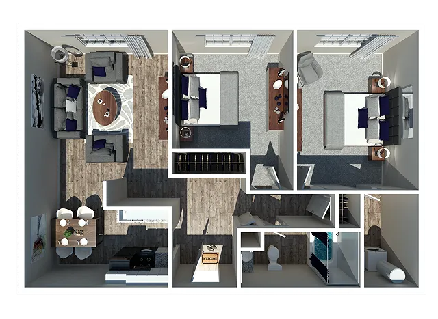 Hermitage Garden Two Bedroom