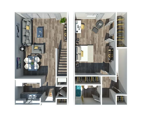 1 Bedroom Townhome