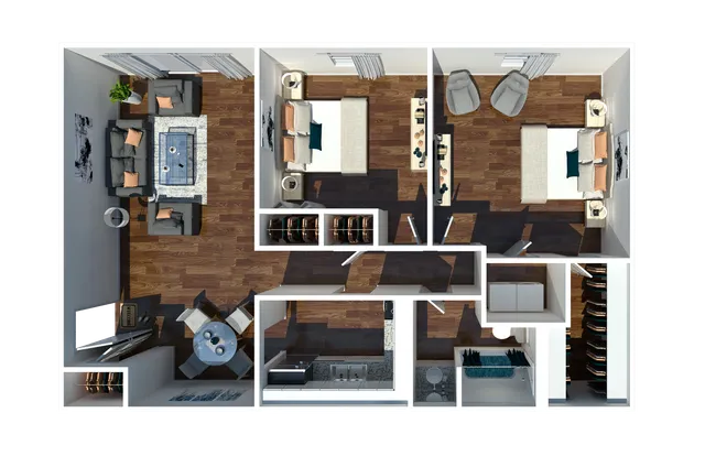 2 Bedroom 1 Bath
