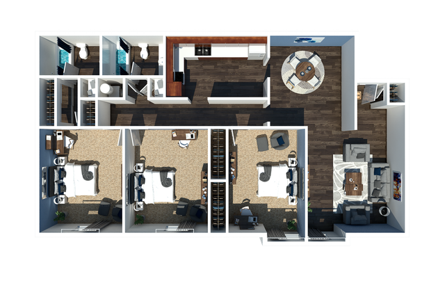 Three Bedroom