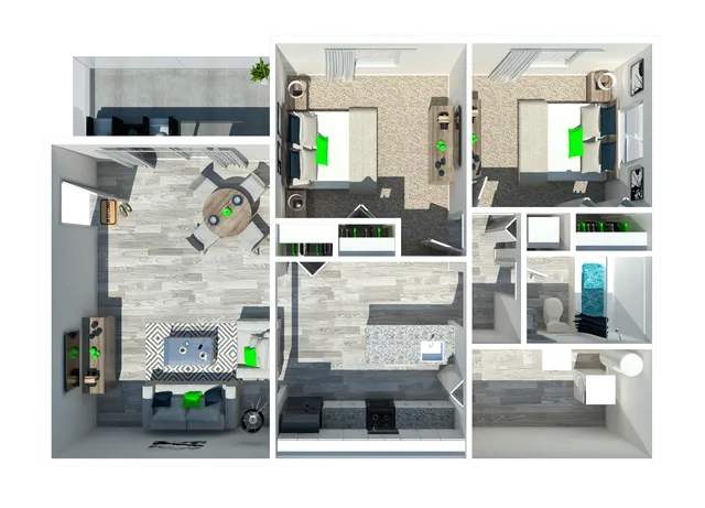2 Bed