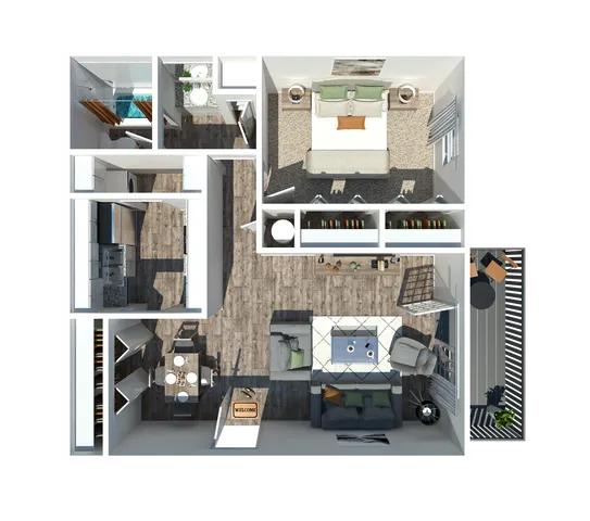 1 Bed