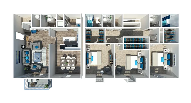 3 Bedroom 2.5 Bath TH