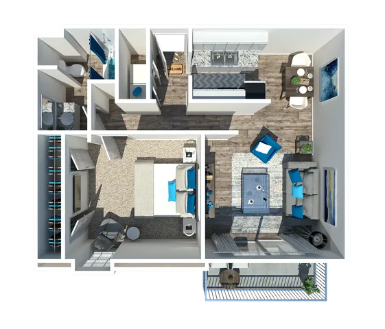 1 Bedroom 1 Bath