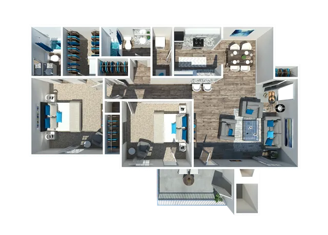 2 Bedroom 2 Bath
