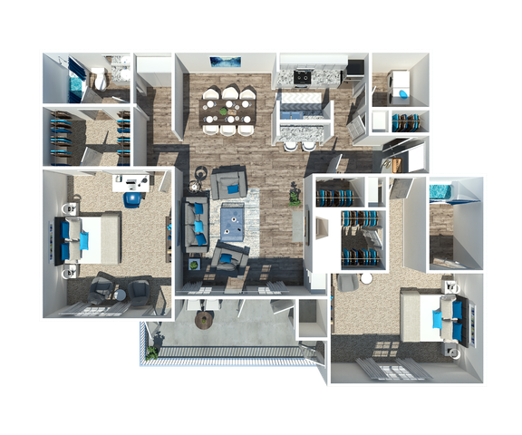 2 Bedroom 2 Bath