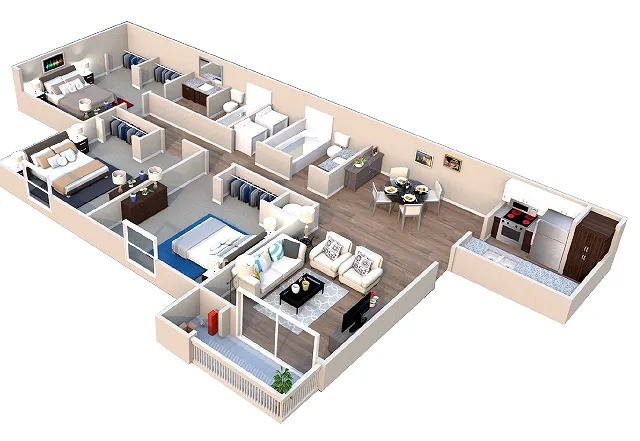Highland Floorplan-Vue at Crestwood