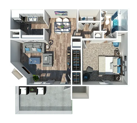 1 Bedroom 1 Bath