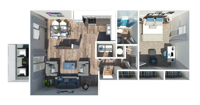One Bedroom | One Bathroom