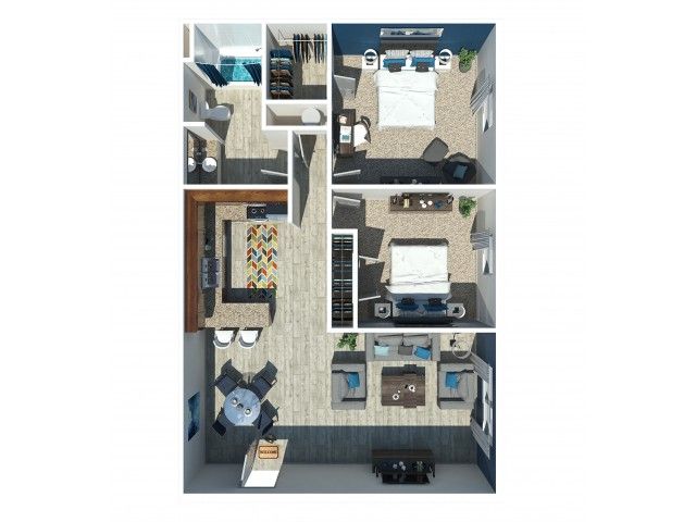 2 Bedroom 1 Bath