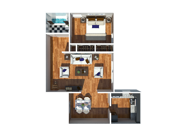 Jefferson 1 Bedroom