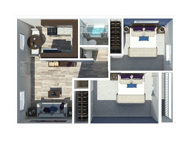 2 Bedroom