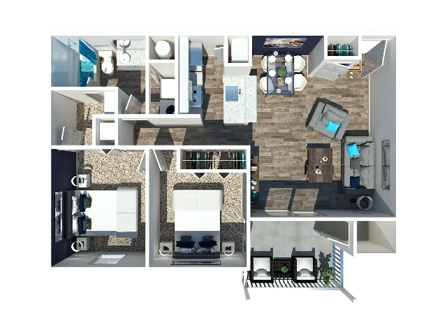 2 Bedroom 865