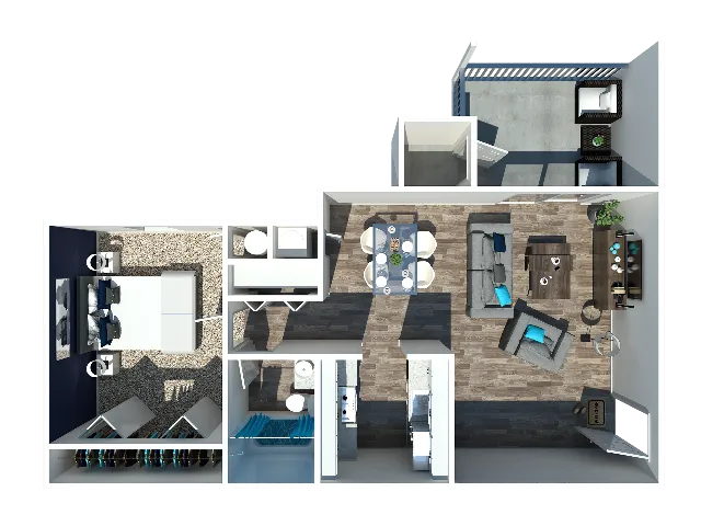 1 Bedroom 609