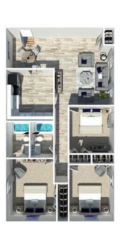 3 bedroom