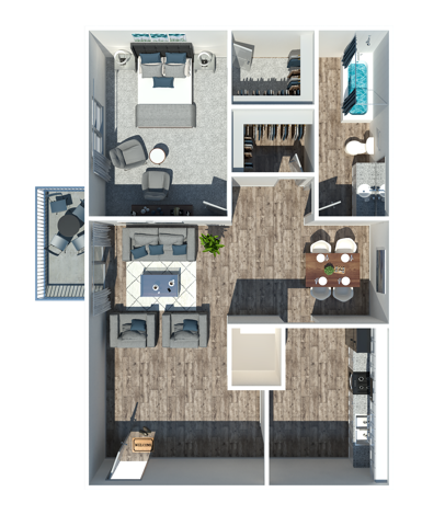 One Bedroom B