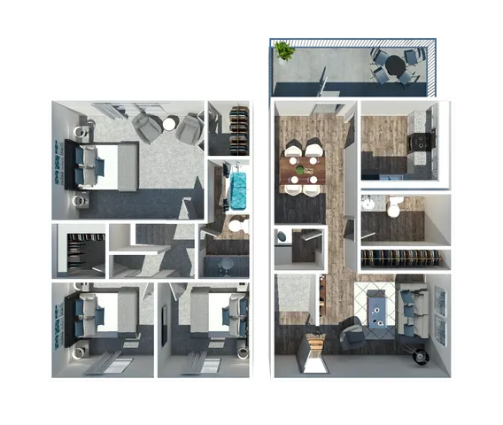 Three Bedroom