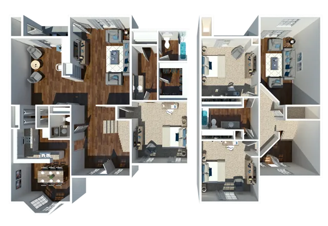 3 Bedroom 2 Bathroom | Townhome