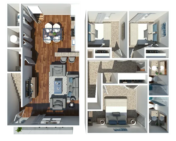 Three Bedroom