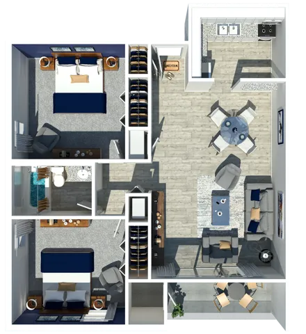 Fountain Square 2 Bedroom 749