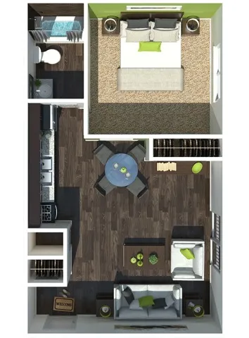 1 Bedroom 520