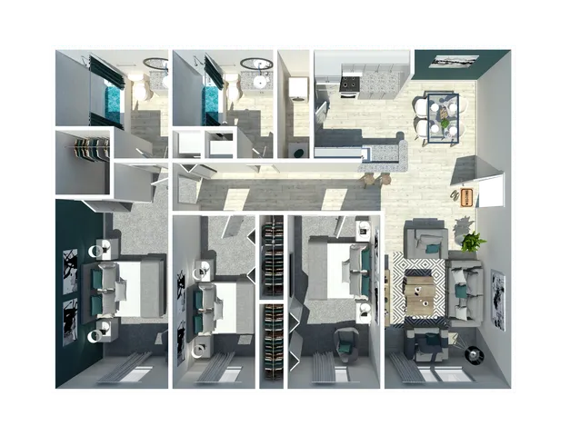 3 Bedroom Floor Plan