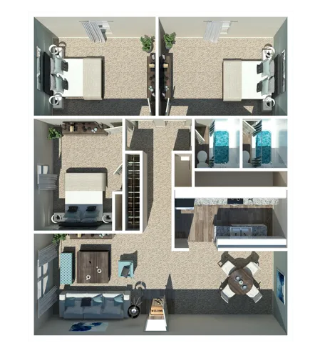 Three Bedroom Two Bathroom