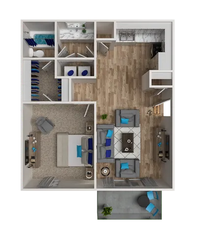 1B Floorplan TennPark