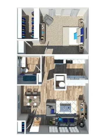 1B Floorplan