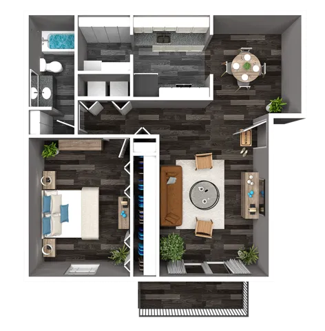 Artisan West Town Floorplan
