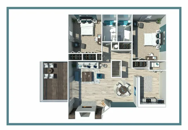 2 Bedroom 2 Bath 1204
