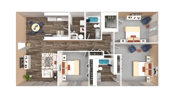 Three Bedroom Two Bathroom