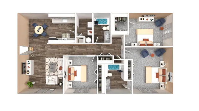 Three Bedroom Two Bathroom