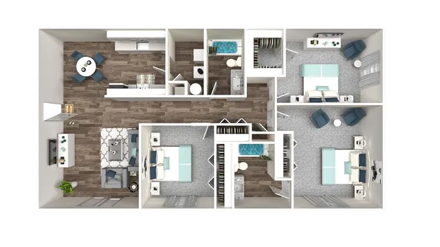 Three Bedroom Two Bathroom