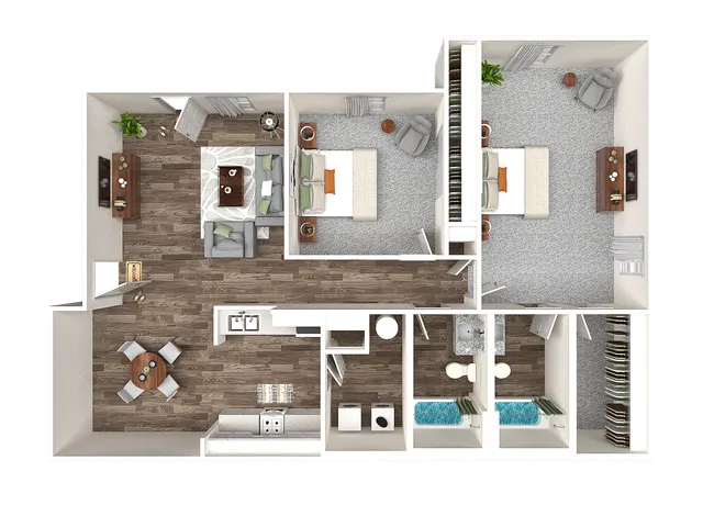Two Bedroom Two Bath