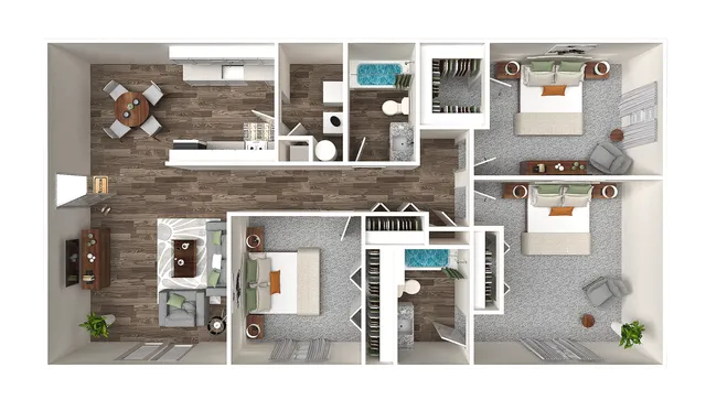 Three Bedroom Two Bathroom