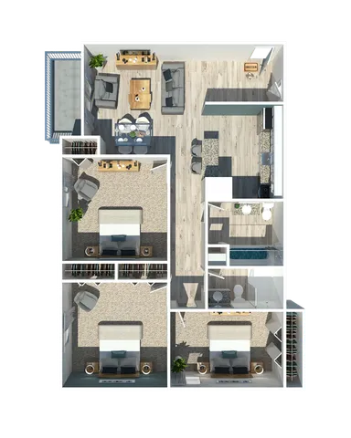 3 Bedroom 1.5 Bathroom