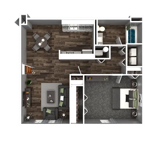 1 Bedroom 1 Bathroom